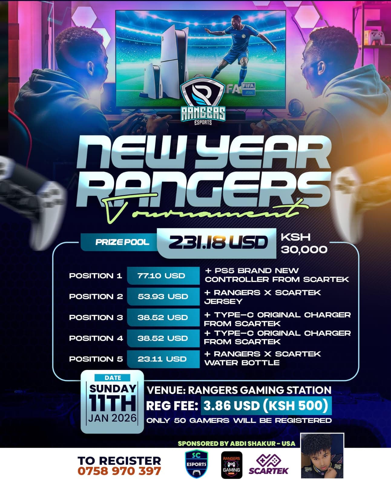 Rangers E-sports New Years Tournament EAFC 26